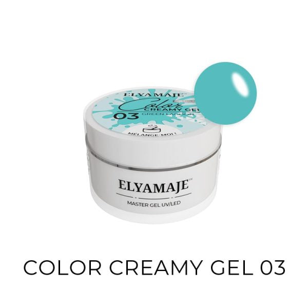 03 Green Lagoon 20ml - Color Creamy Gel ELYAMAJE