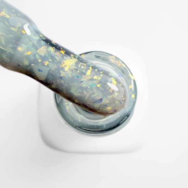 Easy Base Glitter Milky White 8ml - ELYAMAJE