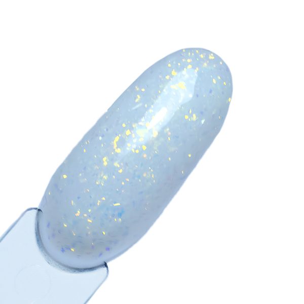 Easy Base Glitter Milky White 8ml - ELYAMAJE