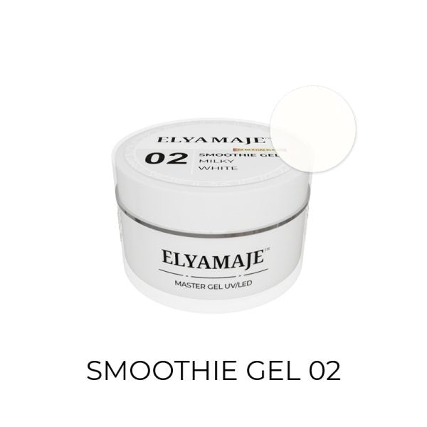 02 Milky White 20ml - Smoothie Gel ELYAMAJE